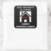 CET ÉTABLISSEMENT EST SOUS SURVEILLANCE STICKER (Sac)