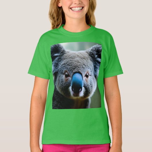 Cet Ours Koala Aime Juste Un Selfie, T-shirt Enfan (Devant)