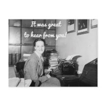 C'était génial d'entendre de votre carte postale