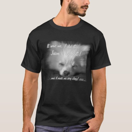 C'était moi, je l'ai fait ! T-shirt adorable chiot (Devant)