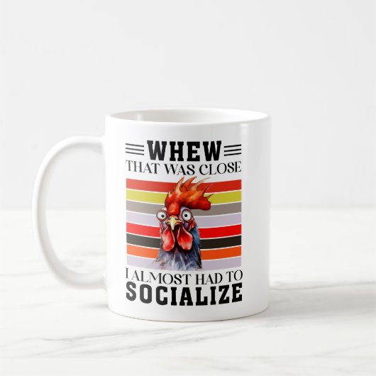 ‘C'était proche’ tasse à café (Gauche)