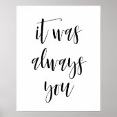 C'Était Toujours Vous Poster (Devant)