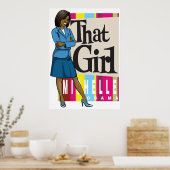 Cette affiche de fille (Cuisine)