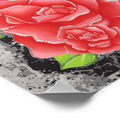 Cette affiche poétique de rose (Coin)