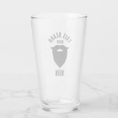 Cette barbe a besoin de bière, verre (Dos)