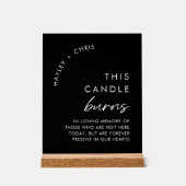 Cette Bougie Brûle En Mariage Noir Mémoire (Recto)