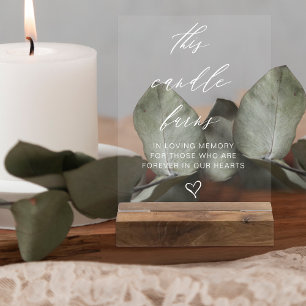 Cette bougie brûle la table mémoire Mariage