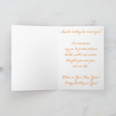 "Cette carte d'anniversaire "Haut de l'horloge de (Intérieur)