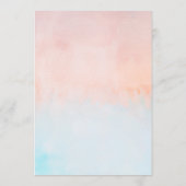 Cette carte de conseil Mariage d'été Sunset Waterc (Dos)