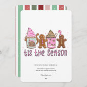 Cette carte de Noël de saison (Devant / Derrière)