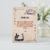 Cette carte de remerciement n'est pas ma première  (Debout devant)