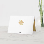 Cette carte de voeux de Noël de saison (Dos)