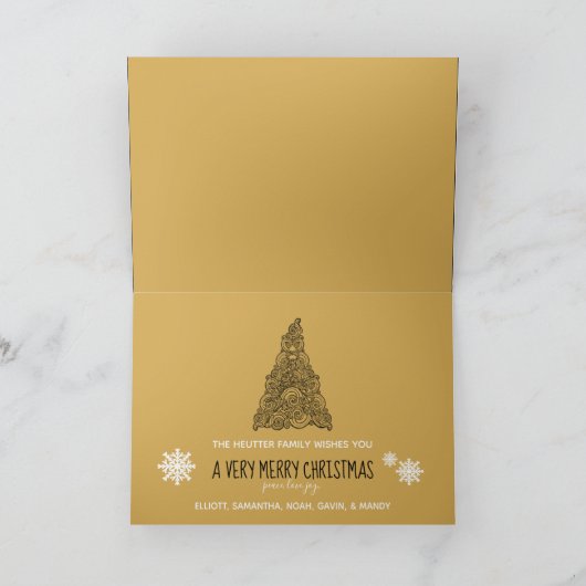 Cette carte de voeux de Noël de saison (Intérieur)