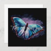 Cette Carte D'Encouragement De Passe Trop (Devant / Derrière)