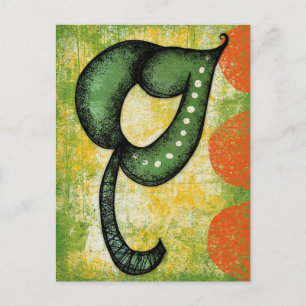 Cette carte postale à feuille singulière