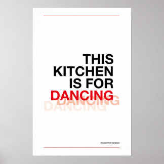 CETTE CUISINE EST FAITE POUR DANSER – Affiche de c