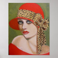 Cette Dame En Rouge/ Poster