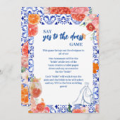 Cette douche amore oui à la carte de jeu robe (Devant / Derrière)