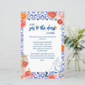 Cette douche amore oui à la carte de jeu robe (Debout devant)