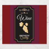 Cette étiquette de vin premium (Étiquettes simples)