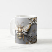 Cette exquise pièce d'abeilles Coffee Mug (Devant gauche)