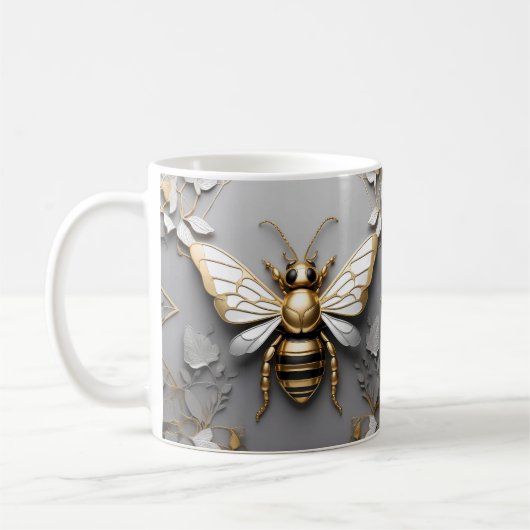 Cette exquise pièce d'abeilles Coffee Mug (Gauche)