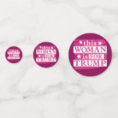 cette femme est pour Trump Confetti (Derrière)