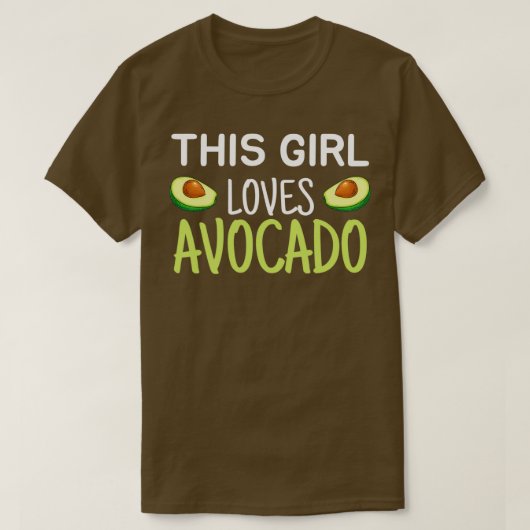 Cette fille adore Avocado Classic TShirt (Design devant)