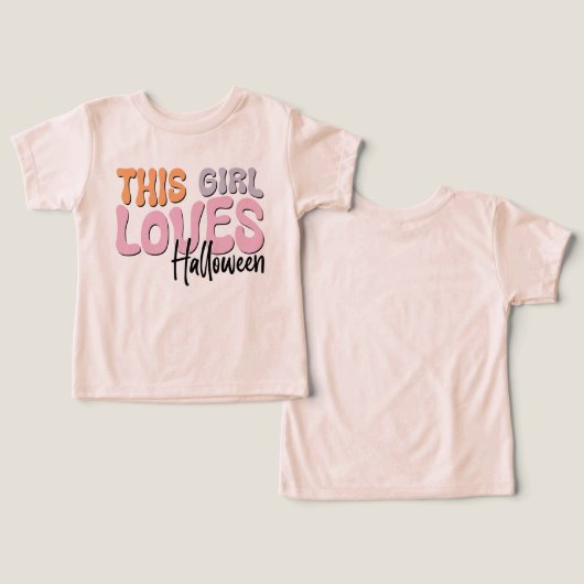 Cette fille adore Halloween (Design Recto & Verso)