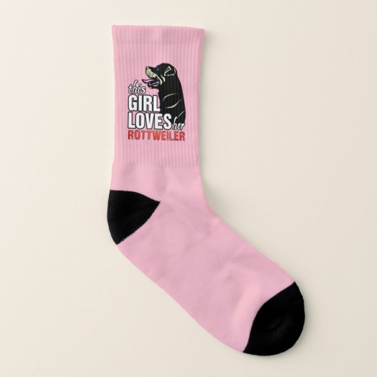 Cette fille adore son Rottweiler (Gauche intérieur)