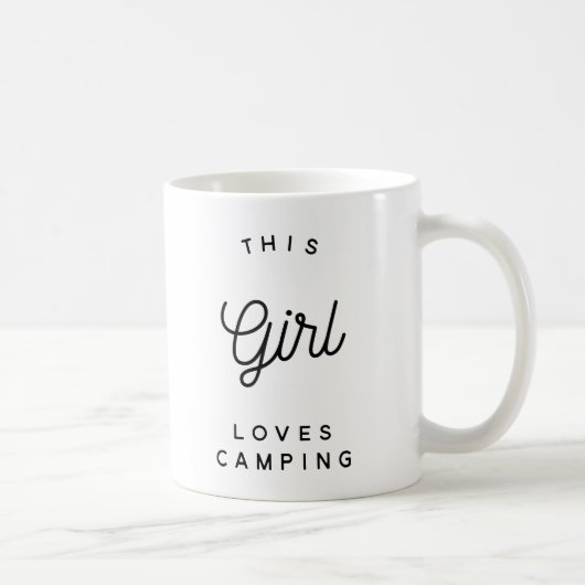 Cette fille aime camper - des tasses de camping (Droite)
