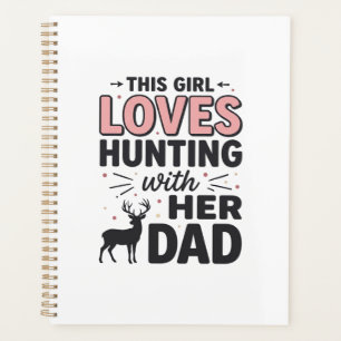 Cette Fille Aime La Chasse Avec Son Papa Design Vi