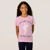 Cette Fille Aime Le T-Shirt Cheerleader (Devant entier)