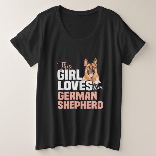 Cette Fille Aime Son Berger Allemand (Design devant)