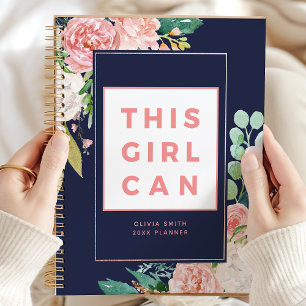 Cette fille peut floral positif motivationnel