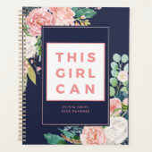 Cette Fille Peut Positive Motivation Florale (Devant)