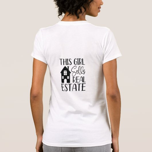Cette Fille Vend Un Tshirt Immobilier (Dos)