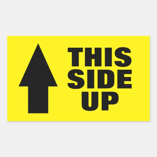 Cette flèche vers le haut autocollants pour le dép (Devant)