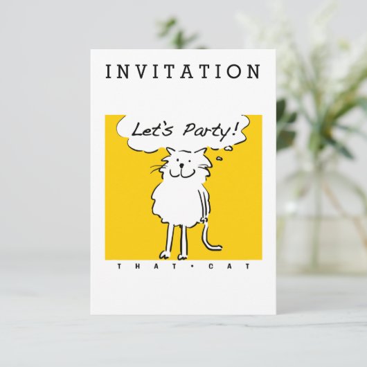 Cette Invitation De Chat (Debout devant)