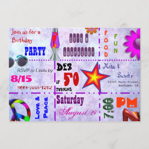 Cette invitation des années 70