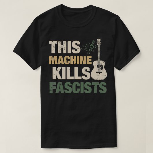 Cette machine tue les fascistes TShirt (Design devant)