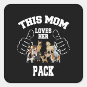 Cette Maman adore son Pack Carré Sticker (Devant)