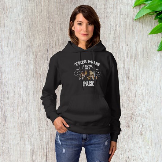 Cette maman adore son Sweat - shirt à capuche Pack