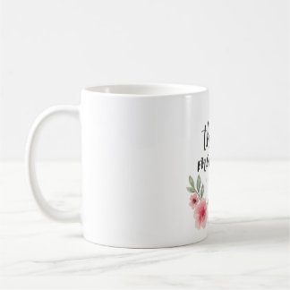 Cette Maman Appartient À - Mug floral personnalisé