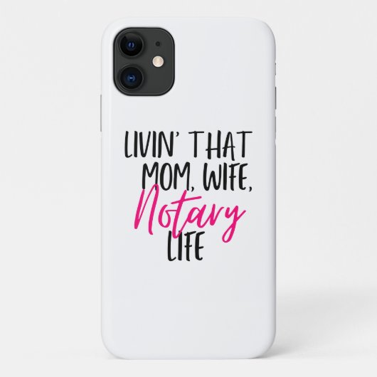 ...Cette Maman Femme Notaire Vie iPhone coque de t (Dos)