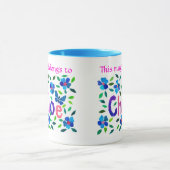 'Cette Mug appartient à Chloe' Ringer Mug (Centre)