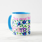 'Cette Mug appartient à Miriam' Ringer Mug (Devant gauche)