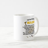   Cette Mug Appartient À Un Constructeur. Cadeau d (Devant droit)