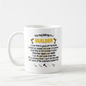 Cette Mug Appartient À Un Constructeur. Cadeau d (Gauche)