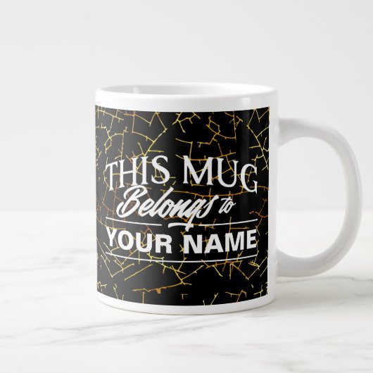 Cette Mug Appartient À VOTRE NOM. (Droite)